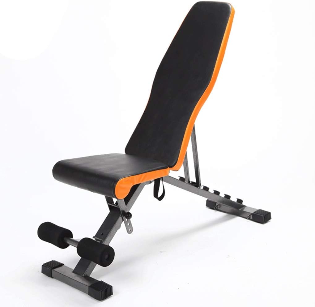 مقعد رفع أثقال قابل للتعديل 6 أوضاع، طاولة تمارين كاملة قابلة للطي بسعة 660 باوند