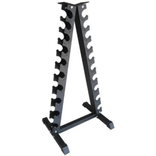 رف عمودي لتخزين الدمبل